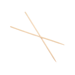 Camping Wooden Color Bamboo BBQ Skewers – 20cm Barbecue Shish Kabob Sticks for Fruit, Meat, Party & More (Pack of Skewers)