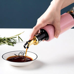 Olive Oil Dispenser – Leakproof Glass Bottle with Non-Drip Spout for Kitchen & Cooking (300 ML)